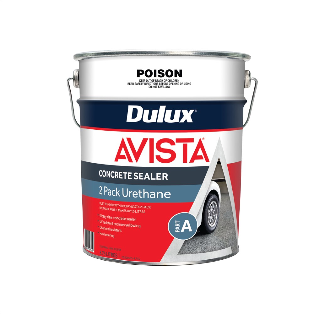 Dulux Avista Concrete Sealer 2 Pack Urethane 8.75L Part A_Render